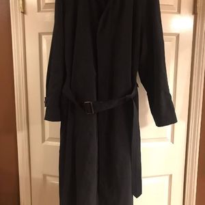 Ralph Lauren Black Rain Overcoat